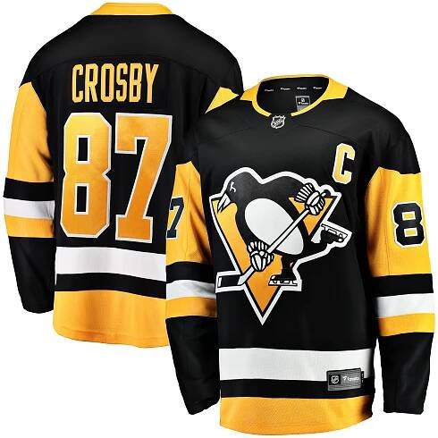 Dres Fanatics Breakaway Jersey NHL Pittsburgh Penguins Crosby 87