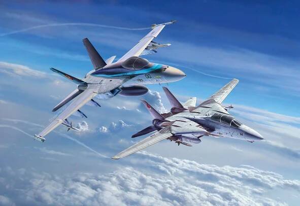 F-14 + F/A-18E Top Gun 2 Movie Set