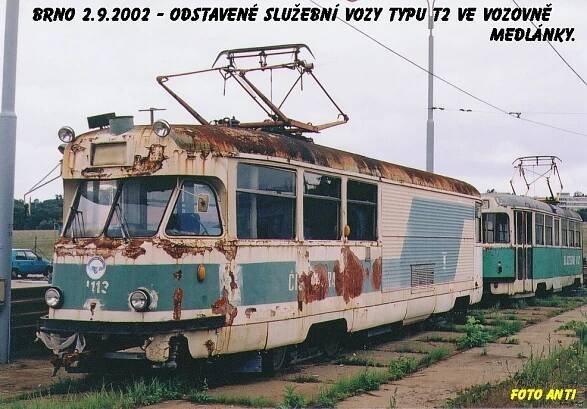 Fotografie Tatra T2 služební 4113 DPMB