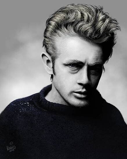 James Dean Caricature