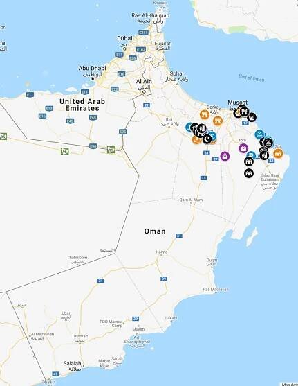 Interactive Map – Oman