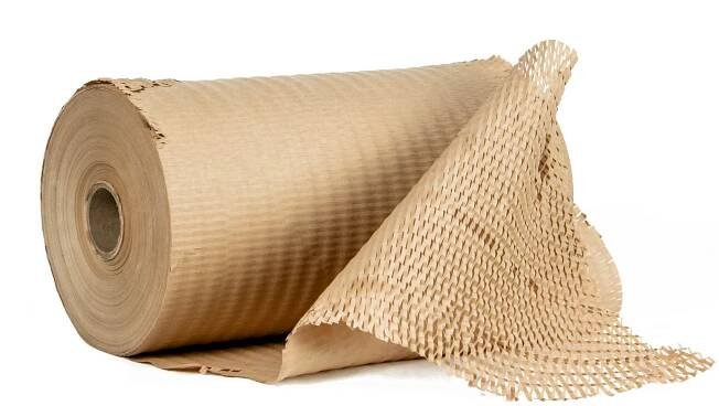 Balicí papír voštinový 90g/m2 role, šíře 50cm,návin 250m
