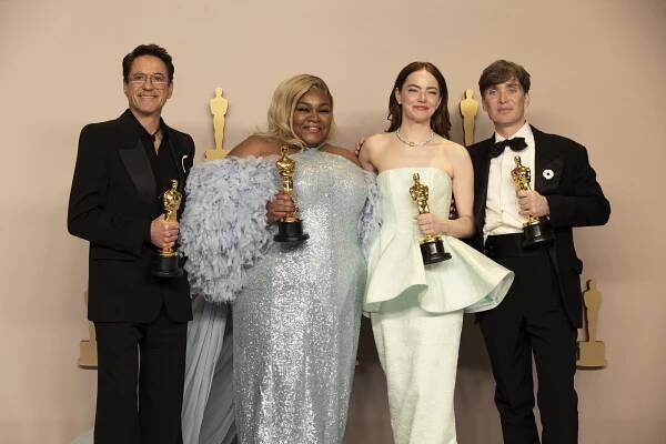 Robert Downey Jr., Da'Vine Joy Randolph, Emma Stone, Cillian Murphy - Oscar 2024 - Promo