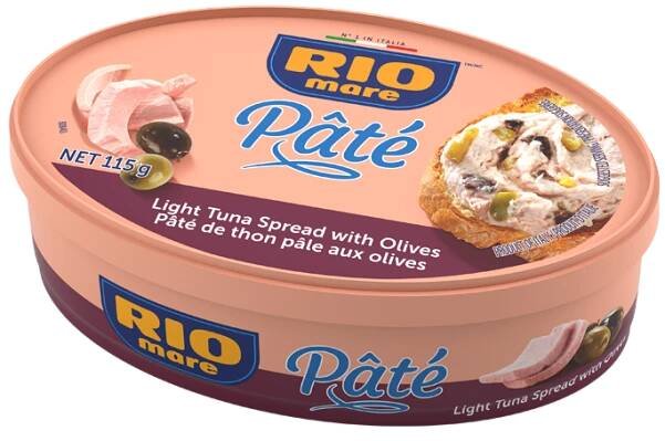 Pâté Light Tuna Spread with Olives - Rio Mare Canada