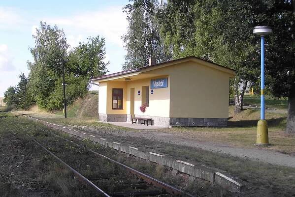 Mysliboř (železniční zastávka)