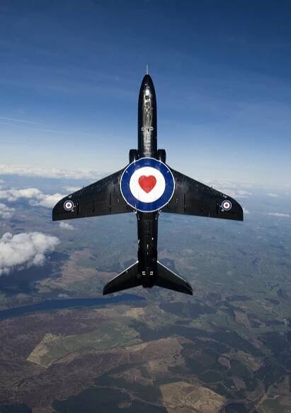 File:Hawk T1 Aircraft High Above RAF Valley with Benevolent Fund Logo MOD 45150071.jpg - Wikimedia Commons