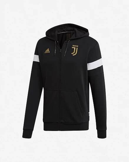 Pánská mikina na zip s kapucí adidas Juventus FC