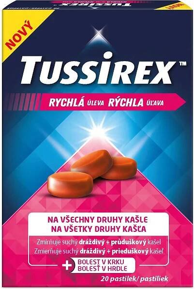 Tussirex pastilky proti kašli past.20