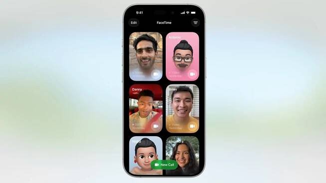 ios 26 facetime interface
