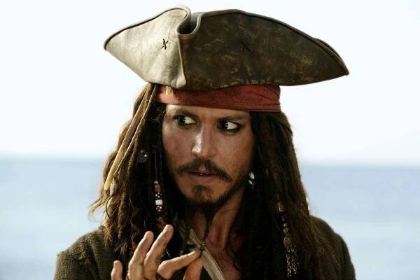 Johnny Depp in Pirates of the Caribbean: Dead Man's Chest 