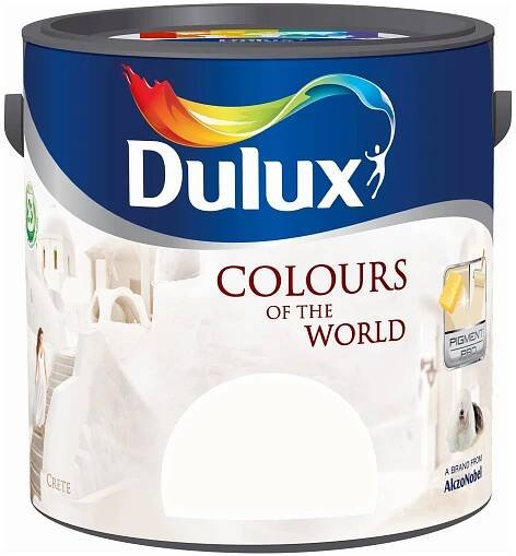 Dulux Colours of the World Barva na stěnu bílé plachty; matná; 2,5 l