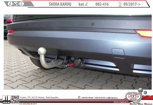 Tažné zařízení Škoda Karoq 08/2023-> │ TažnéLevně.cz