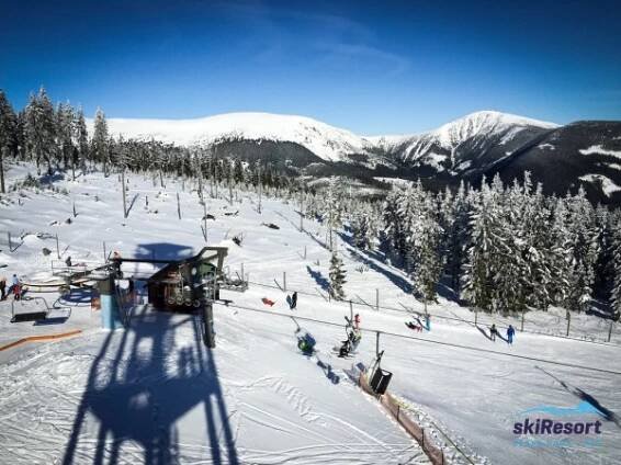 Ski areál Pec pod Sněžkou - informace a mapa
