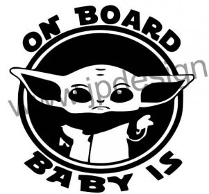 On board baby is