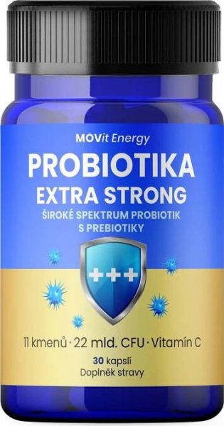 MOVit Energy Probiotika Extra Strong 30 cps. od 135 Kč