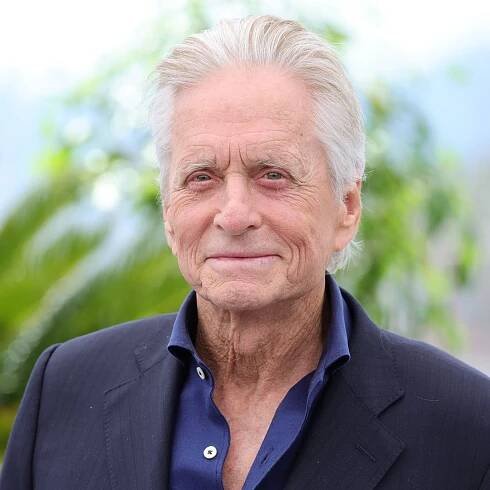 Michael Douglas' son Dylan towers over famous dad as they celebrate big news