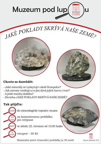 Muzeum Humpolec - Akce - Muzeum pod lupou - Jaké poklady skrývá naše země?