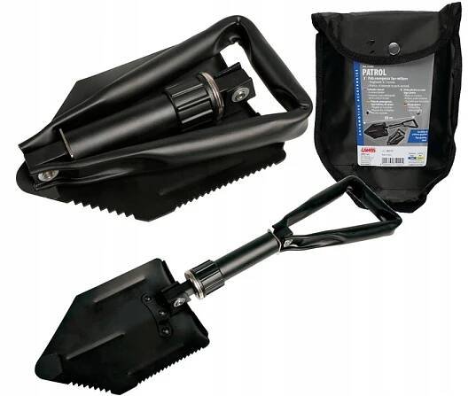 Rýč skládací kovová lampa LAMPA