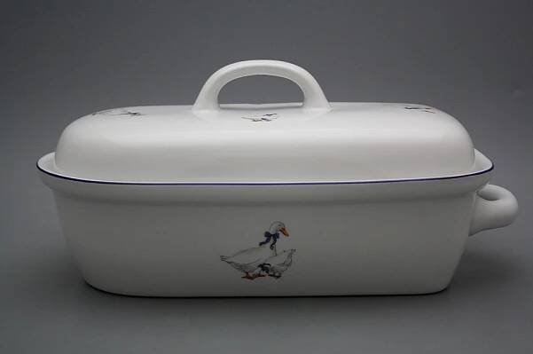 Pekáč velký Husy ML | Dekor Husy | Bohemia Porcelán 1987
