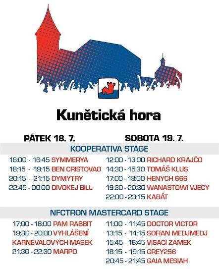 Hudební festival ČESKÉ HRADY na Kunětické hoře