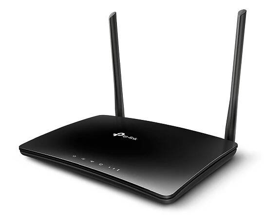 Modem TP-Link TL-MR6400 LTE s WiFi routerem, 3x LAN, 1x WAN, 1x slot SIM, 300Mbps 2,4