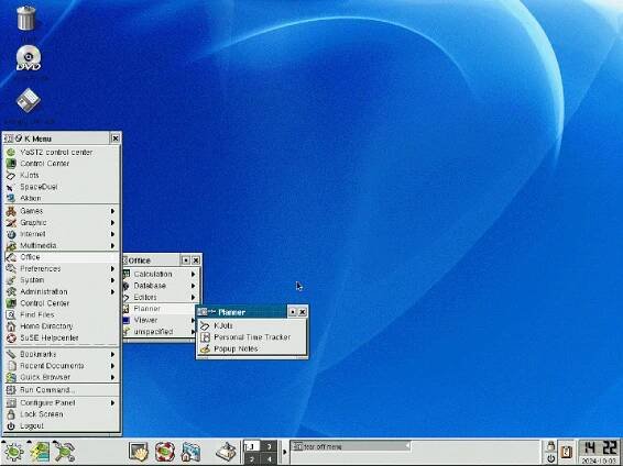 マリウス . Throwback Thursday: KDE 2 on SuSE Linux 7.3 