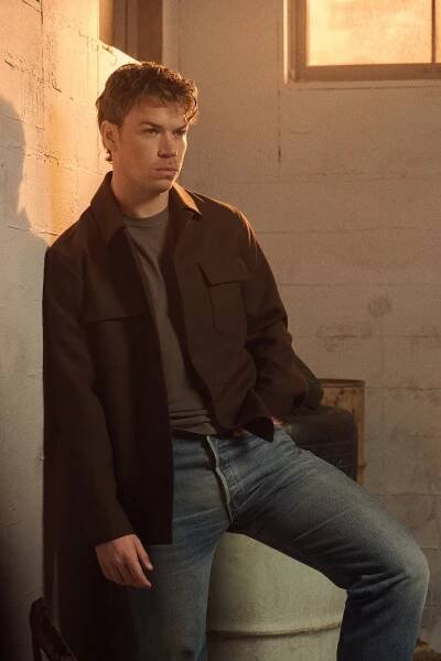 Will Poulter photographed exclusively for EW on March 19, 2025 in Los Angeles. 