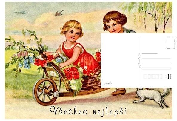 Pohlednice - Blahopřání - E-shop České zvyky a pranostiky