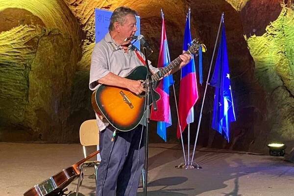 Koncert Vladimíra Merty v amfiteátru Breechkaul dne 16. září 2023