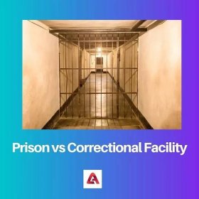 Vězení vs nápravné zařízení: Rozdíl a srovnání
