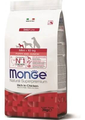 Monge Daily Line Mini Senior kuřecí 3 kg od 388 Kč - Heureka.cz