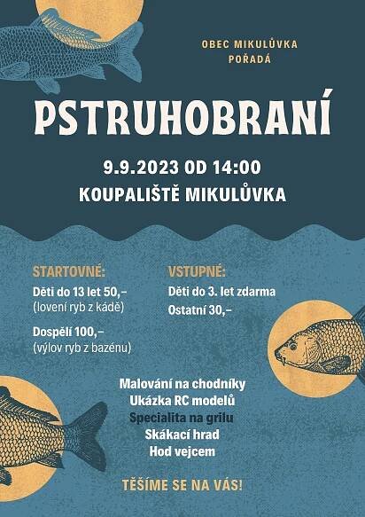 plakát Pstruhobraní 2023