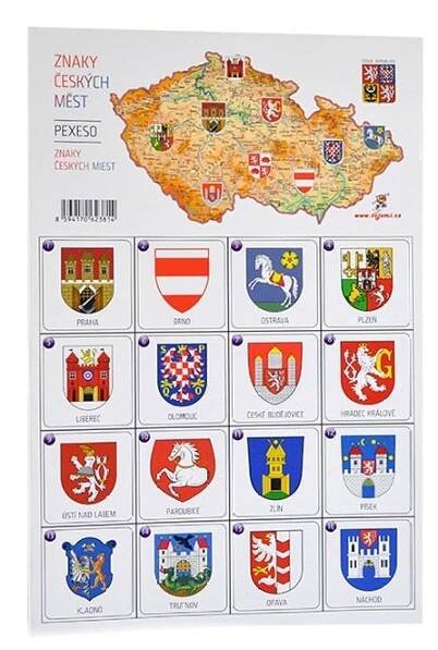 Pexeso Znaky českých měst