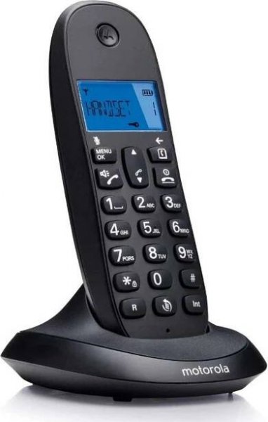Domácí telefon Motorola C1001CB+ černá barva
