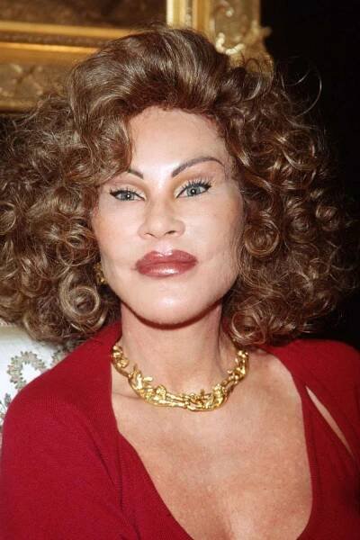 Socialite Jocelyne Wildenstein poses for a picture February 10, 1999 in New York City. Wildenstein is the wife of wealthy art dealer Alec Wildenstein.