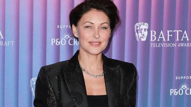 Emma Willis seen for first time since heart op on night out with husband Matt