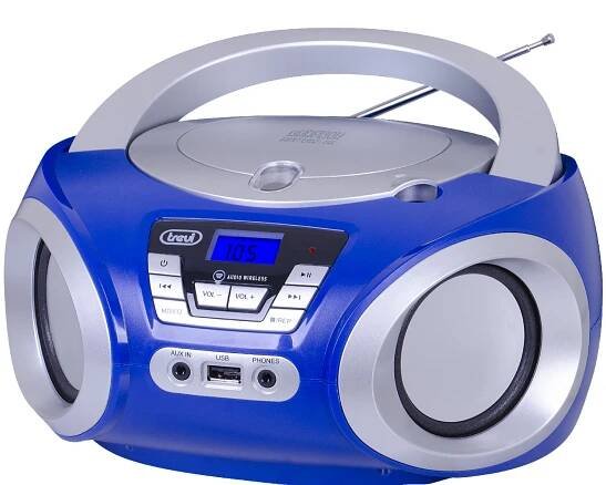 Obrázek produktu pro Trevi CMP 544 BT Digital 4 W FM Blau Přehrávání MP3