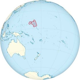 Poloha Marshallových ostrovů