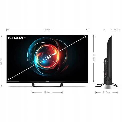 LED televize SHARP 32FH8EA 32" FullHD Smart AndroidTV Model 32FH8EA