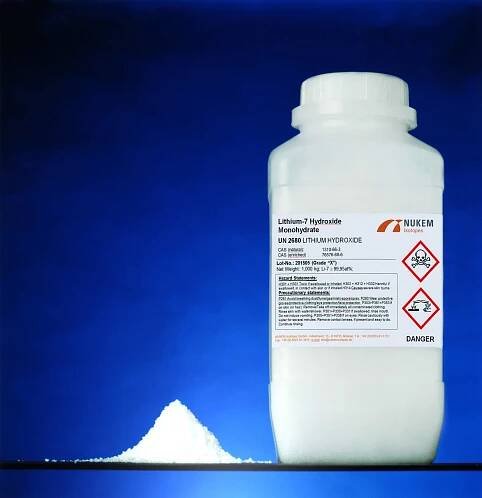 lithium-hydroxid-isotopes