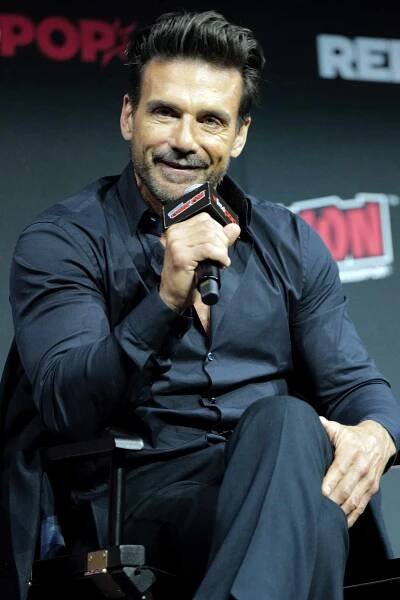 Frank Grillo speaks at the DC Studios Creature Commandos panel during New York Comic Con 2024 at The Jacob K. Javits Convention Center on October 19, 2024 in New York City. 