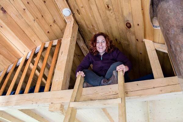 Rachel Leah Cohen tree house Saguenay Canada