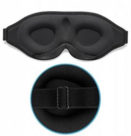 Medi Sleep Maska na oči, 3D spánkový pás, profesionální cestovní 99% zatemnění