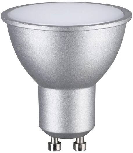 LED reflektor GU10 230V 5,7W 2700K matný chrom - PAULMANN