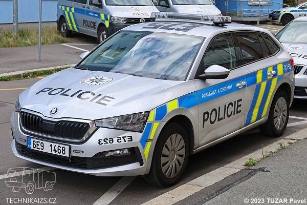 PČR - DI Pardubice - Škoda Scala - TECHNIKAIZS.cz