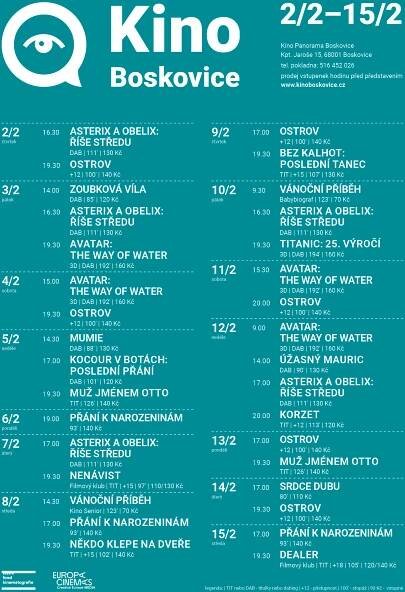 Archiv filmového programu | Kultura Boskovice