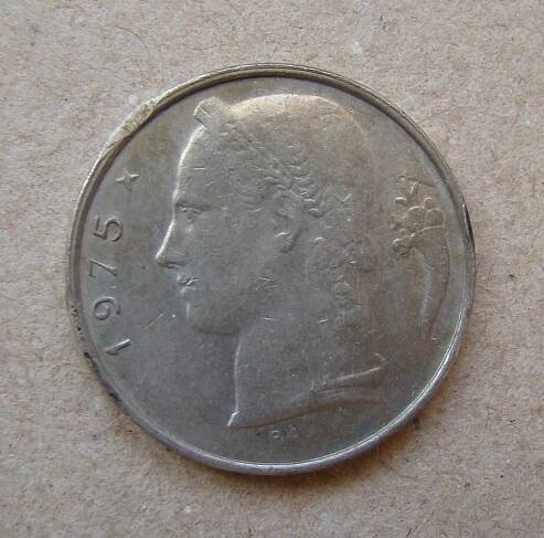 Belgie, 5 Frank 1975 (BELGIQUE)