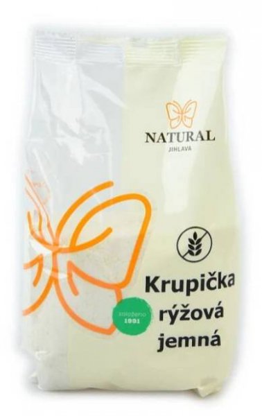 Rýžová krupička jemná 500g  NATURAL JIHLAVA
