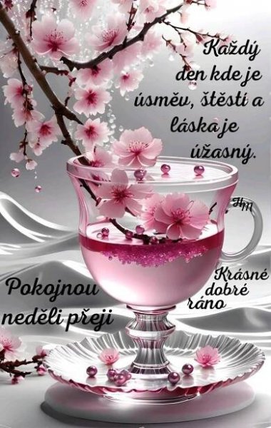 Pink Flowers in Glass Bowl