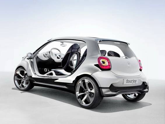 Pri minimálnej dĺžke má smart fourjoy štyri plnohodnotné sedadlá | Smart Roadster klub